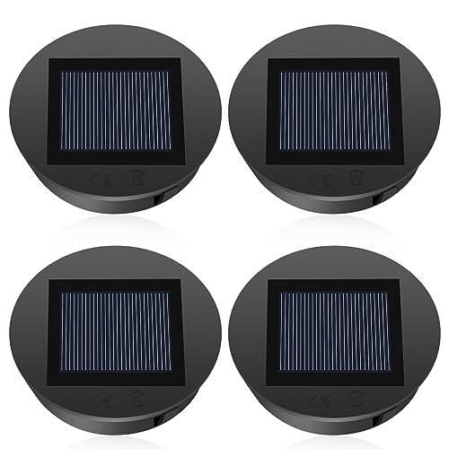 Ricambi Per Luci Solari, Diealles Shine Set Di 4 Parti Di Ricambio Lampada Solare, Impermeabile Pannello Solare Di Ricambio, Lampade Solari Di Ricambi