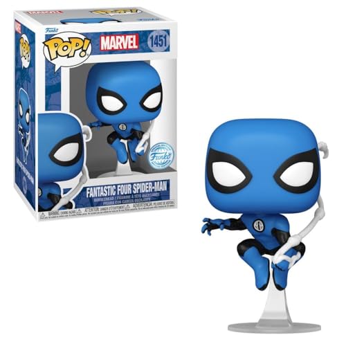 Funko Pop Marvel: I Fantastici Quattro - Spider-Man Costume Blu Esclusivo