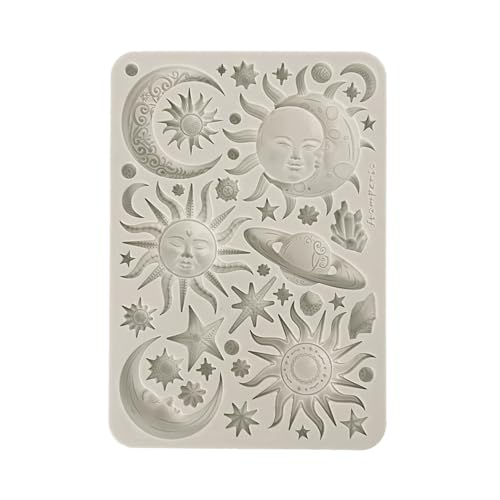 Stamperia - Silicon Mould A5 For Scrapbooking, Bullet Journals And More, Non-Stick, Suitable For Air-Dry Clay, Resin And More, Perfect For Crafts And