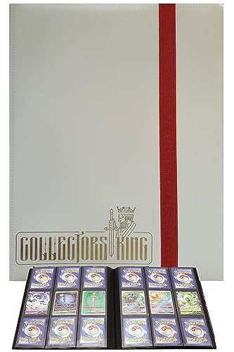 Collectors King Raccoglitore Carte Pokemon - Album Compatibile Per 360 Card Di One Piece Gx Ex Trainer Go, Yugioh, Mtg Magic - 9 Tasche X Pagina Da 9.