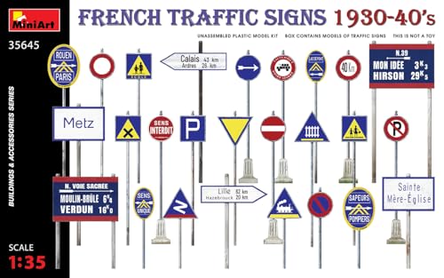 Miniart - 35645 1:35 French Traffic Signs 1930-40S