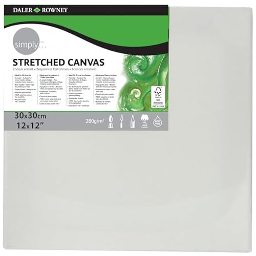 Daler Rowney 514083030 - Simply, Tela, 30 X 30 Cm