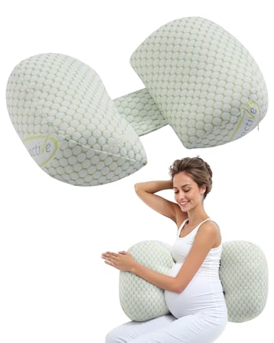 Vevor Cuscino Per La Gravidanza, Cuscino Per Maternità A Forma Di W Per Tutto Il Corpo Per Donne Incinte, Supporto Per La Gravidanza Morbido Traspiran