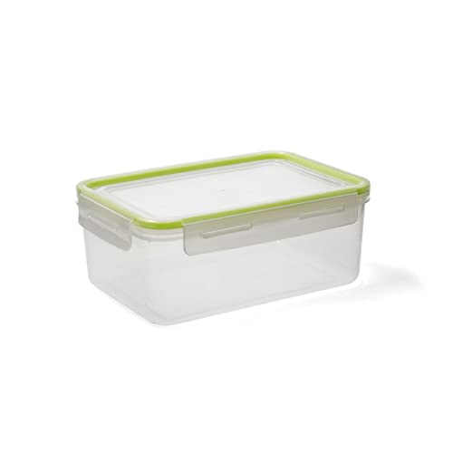 Quid Hermetico Rect 1,8L Pp Greenery Qd Bottiglie Cucina, Acciaio Inossidabile, Multicolore
