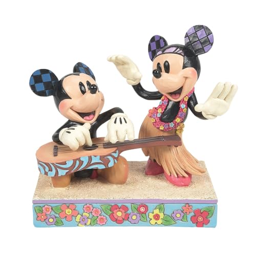 Disney Traditions - Statuetta Di Topolino E Minnie Hawaii