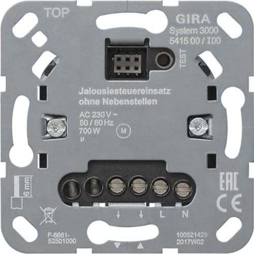 Gira Inserto Di Controllo Per Tapparelle 541500