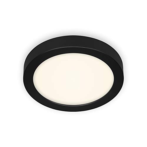 Briloner Leuchten - Lampada A Led Da Soffitto, Plafoniera 16,5 Watt, 1.600 Lumen, 4.000 Kelvin, Bianco-Nero, Ø 22,5Cm