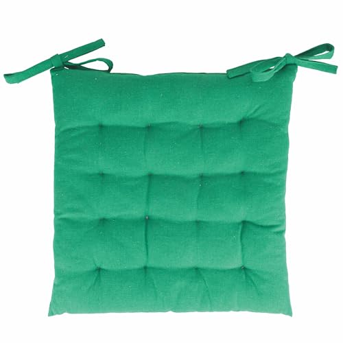Galileo Spa Set 5 Cuscino Sedia Con Lacci 40X40 Cm, Verde Amazzonia, Sibilla