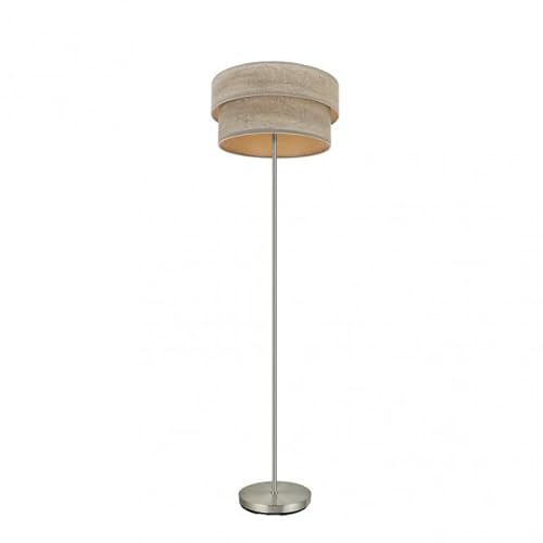 Ventola Dani 72W In Nichel 7200Lm Con 3 Pale Retrattili E 6 Velocità. Luce Regolabile (3000-4000-6000K), Telecomando E Timer 24H. Perfetto Per Qualsia