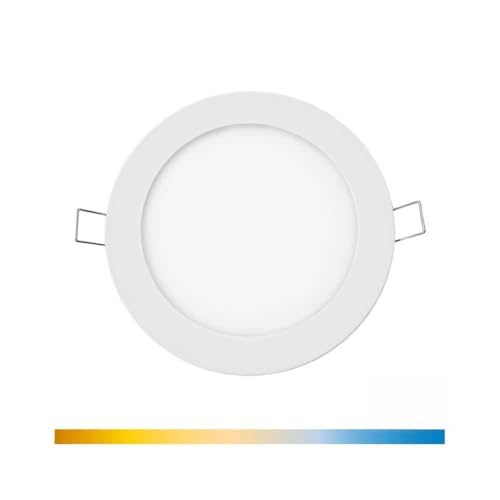 Zarivy Mini Downlight Led Da Incasso Rotondo Da 6 W, Con Luce Fredda Da 6400 K. Il Suo Elegante Design Bianco E Diametro Di 11,7 Cm Lo Rende Ideale Pe