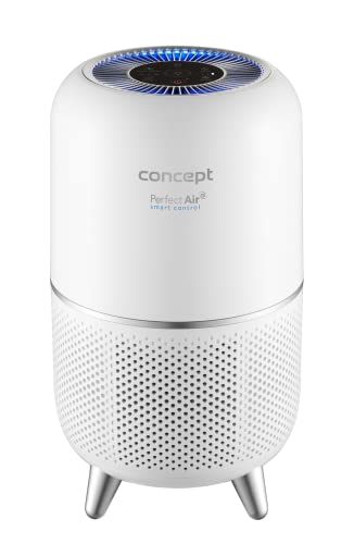 Concept Perfect Air Smart Ca1020 Hepa Purificatore D'Aria Con Tre Livelli Di Filtrazione Dell'Aria: 150 M³/H Per Ambienti Fino A 20 M² Sensore Di Part