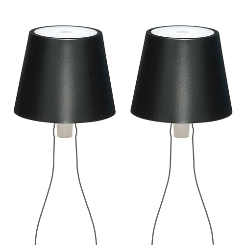 La Ville Lumière Kit Da 2 X Marieb Lampada Led Wireless, Ricaricabile E Dimmerabile, Abat-Jour Per Interno/Esterno, 48H Autonomia, 3 Temperature Di Lu
