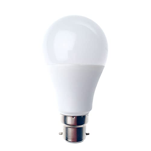 Velamp Lampadina Led Forma A Goccia (A60) - Copertura Opale - Attacco A Baionetta (B22) Francia - Potenza 12W Equivalenti 75W - Luminosità 1055Ln - Te