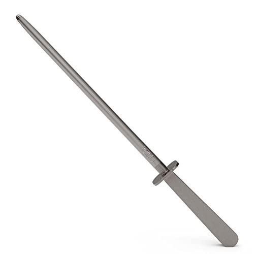 Güde Wetzstahl Serie Klingenlänge Stahl Solingen Affilare Forgiato, 26 Cm, Completamente In Acciaio, Kappa, Fatto A Mano In Germania, Chrome Steel, Ar