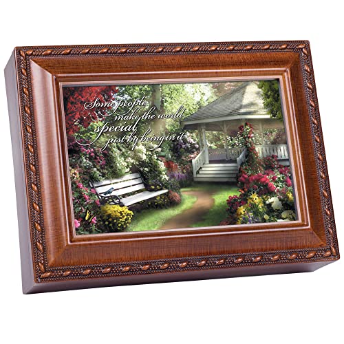 Cottage Garden Some People Make World Special - Carillon Con Venature In Legno