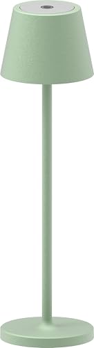 Majestic Gaia – Lampada Da Tavolo Led Con Base Di Ricarica A Contatto Inclusa, Luminosità Regolabile, 3 Tonalità Di Luce Selezionabili, Adatta Per Int