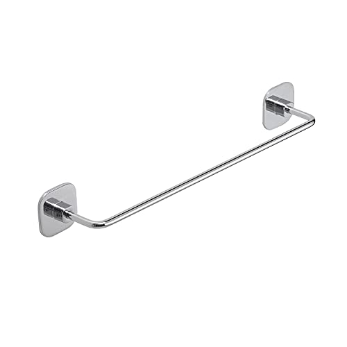 Gedy Teide Asciugamani 30Cm, Porta Salviette In Acciaio Inox E Cromall, Finitura Cromata, Incluso Di Biadesivo 3M E Viti, 5,3X30X6,7 Cm