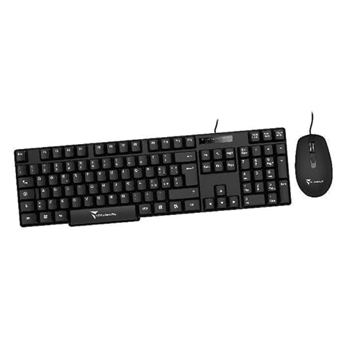 Tastiera+Mouse Usb Black