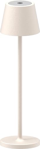 Majestic Gaia – Lampada Da Tavolo Led Con Base Di Ricarica A Contatto Inclusa, Luminosità Regolabile, 3 Tonalità Di Luce Selezionabili, Adatta Per Int