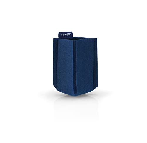 Magnetoplan Magnetotray Ecoaware - Portapenne Magnetico In Feltro, 6 X 10 X 6 Cm, Colore: Blu