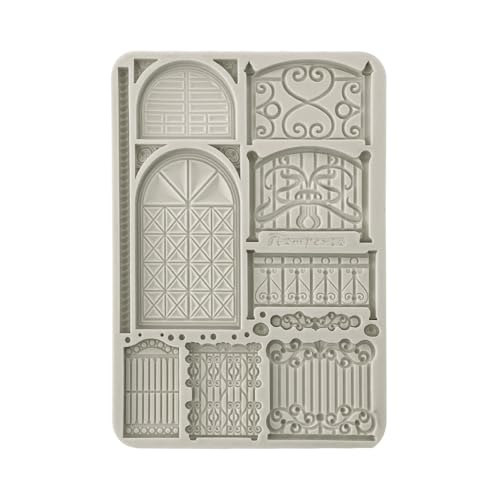 Stamperia - Silicon Mould A5 For Scrapbooking, Bullet Journals And More, Non-Stick, Suitable For Air-Dry Clay, Resin And More, Perfect For Crafts And