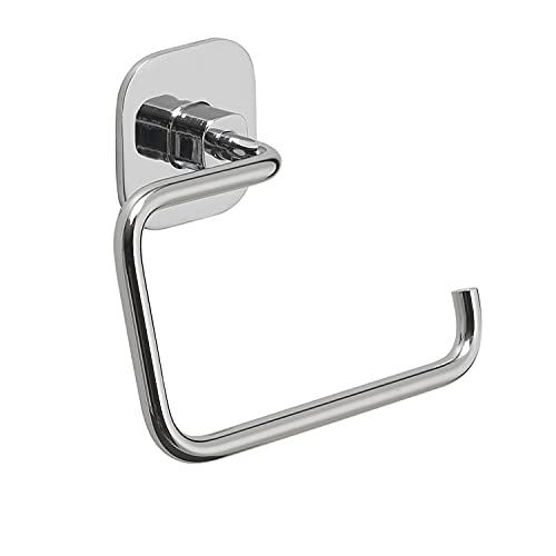 Gedy Teide Portarotolo, Porta Carta Igienica In Acciaio Inox E Cromall, Incluso Biadesivo E Viti, 10X13.2X4.5 Cm