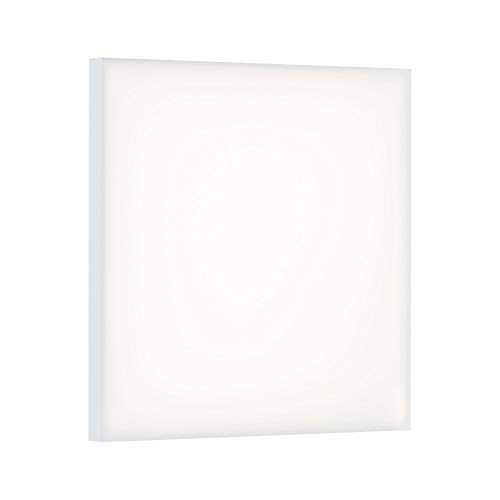 Paulmann 79821 Pannello Led Velora Angolare Incl. 1 Lampada Da Soffitto Dimmerabile Da 17 Watt Bianco Opaco Pannello Luminoso Metallo Luce Da Soffitto