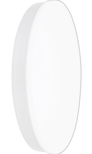 Luceco Plafon Decorativo Ip54, 15 W, 1400 Lm, Cct, Diametro Interno: 33, Bianco