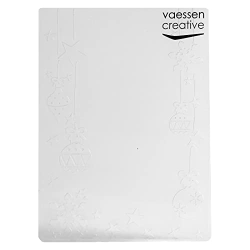 Vaessen Creative Cartella Circolare Per Goffratura, 14,6 X 10,8 X 0,5 Cm, 1 Pezzo, Compleanno, Nascita, Biglietti Di Natale E Artigianato Con La Carta