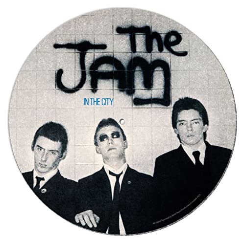 Pyramid International Jam - Tappetino Antiscivolo Per Giradischi, Per Mixare, Graffiare Dj E Ascoltare A Casa (In City Design), Prodotto Ufficiale