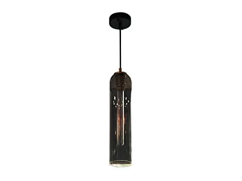 Lampada Da Soffitto Decorativa Smoky 4 W E27 1800 K, Ideale Per Creare Ambienti Accoglienti. Il Suo Design Elegante E La Luce Calda Soffusa Esaltano Q