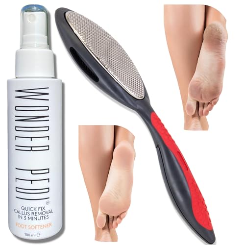 Wonder Pedi Lima Per Piedi Bifacciale – Made In Germany – Scrubber Piedi E Ammorbidente Per Piedi Rimozione Calli.