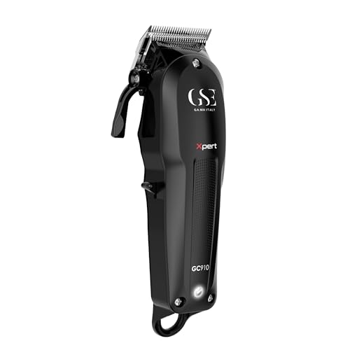 Ga.Ma Italy Professional, Tagliacapelli Gc910 Xpert Sm0181, Cord-Cordless, Lama Ultra-Affilata In Acciaio Inossidabile, Regolazione Leva 0,8-3,8 Mm, 4
