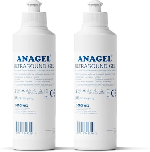 Anagel Fetal Doppler Ultrasound Transmission Gel 250Ml (Pack Of 2)