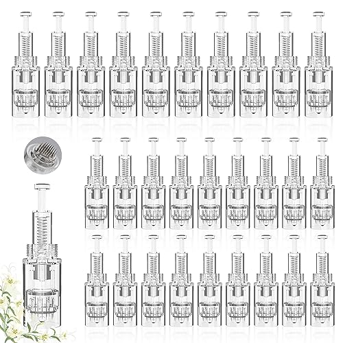 30 Aghi Per Microneedling, Ricambio Derma Pen, 36 Pin Micro Nano Aghi, Cartucce Di Ricambio Per Microneedling, Per Il Ripristino Della Pelle