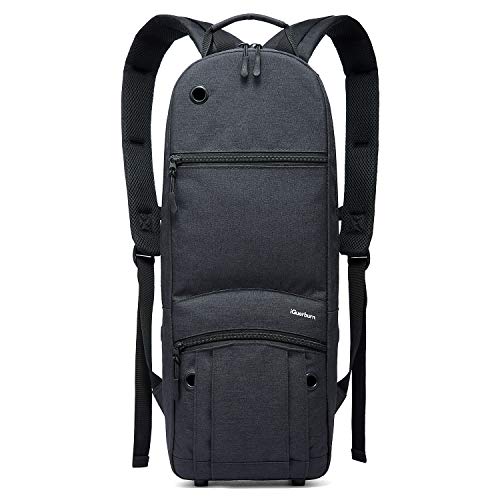 Iguerburn Zaino Per Serbatoio Di Misura D (2.0L) O2 O2 Per Serbatoio Di Ossigeno, Borsa Per Cilindro (Nero)