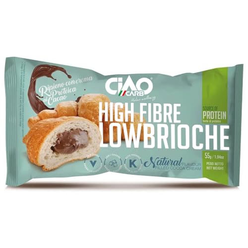 Ciaocarb Lowbrioche Ripiena Al Cacao 55 Gr
