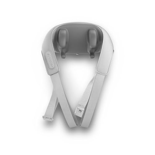 Medisana Nm 990 Massaggiatore Cervicale Senza Fili, Massaggio Per Schiena, Spalle E Collo,Extra Leggero E Senza Fili Con Batteria Ricaricabile Integra