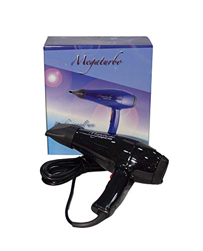 Phon Asciugacapelli Mega Turbo Professionale 1600 Watt Fono Made In Italy Megaturbo (Colori Vari)