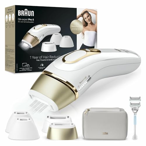 Braun Silk-Expert Pro Pl5356 Lumière Pulsée Or, Blanc