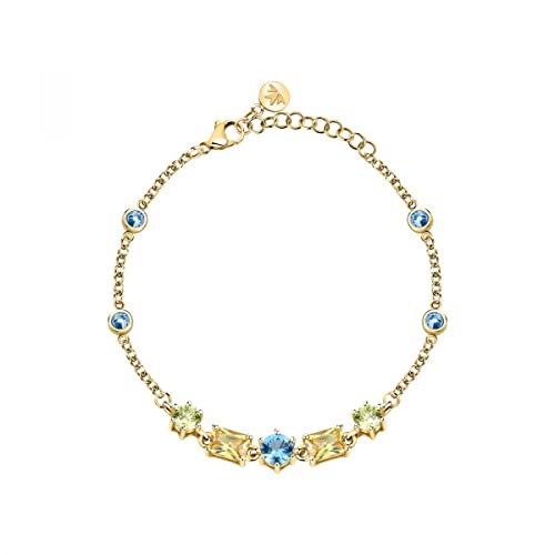 Morellato Colori Bracciale Donna In Acciaio, Ottone, Zircone, Cristalli - Savy08