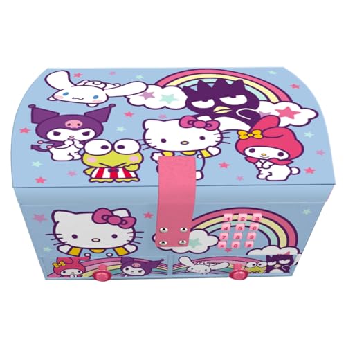 Kids Licensing - Portagioie Segreto Con Suono Hello Kitty & Friends, 20X18X14Cm, Resina Sintetica