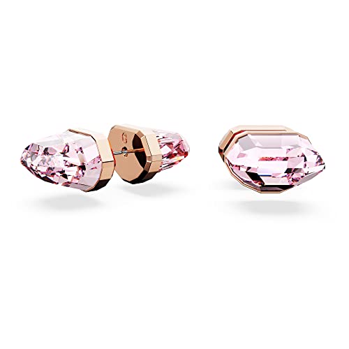 Swarovski Lucent Orecchini A Lobo, Con Cristalliswarovski Rosaline, Placcati In Tonalità Oro Rosa, Rosa