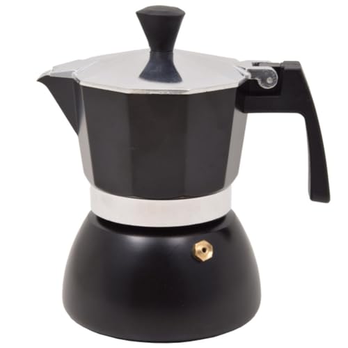 Cose Da Casa Moka 2 Tazze Nera Macchinetta Per Il Caffè In Polvere Caffettiera Coffee Break Colazione