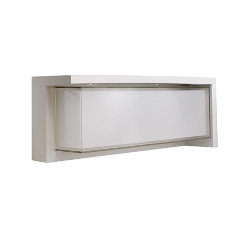 Applique Da Parete Bianca 24W 220V Ip65 Per Esterno Switch 3000K-4200K-6400K