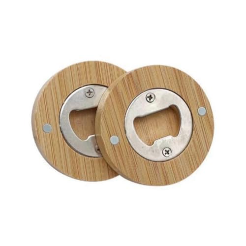 Casstaly Apribottiglie Rotondo Forma Sottobicchiere Frigorifero Magnete Decorazione Apribottiglie Birra Decorazione Apribottiglie Birra