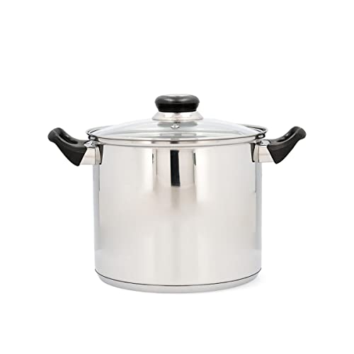 Quid Pentola 20 X 17 Cm Inox Habitat Qd, Acciaio Inossidabile, Multicolore