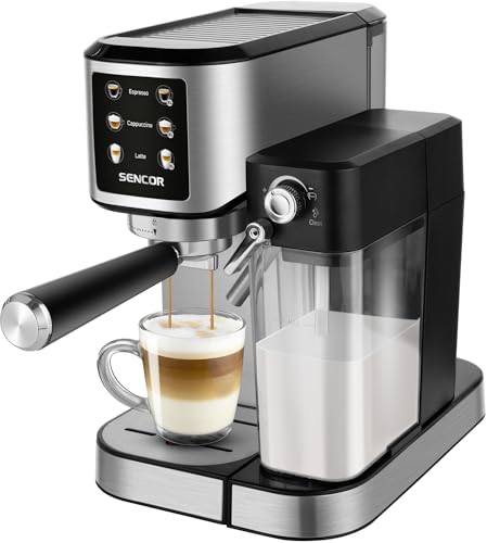 Sencor Macchina Per Caffè Espresso Semi-Automatica Ses 4910Ss