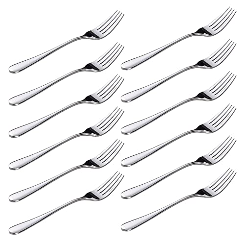 Senzeal 12 Pezzi Forchette Da Dessert 14 Cm Forchettine Da Dolce Acciaio Inox Forchetta Piccola Forchette Da Aperitivo Per Insalata Frutta Antipasto D