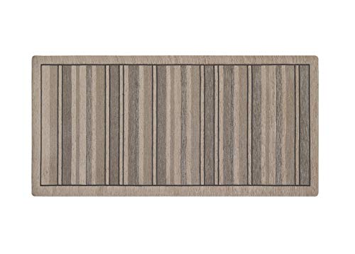 Capitancasa Tappeto Antiscivolo Da Cucina Disegno Style Colore Tortora 55X140 Tortora